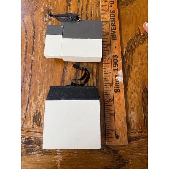 Hearth & Hand With Magnolia 2018 Miniature Dollhouse Ornament Set - White & Blac - Picture 4 of 4